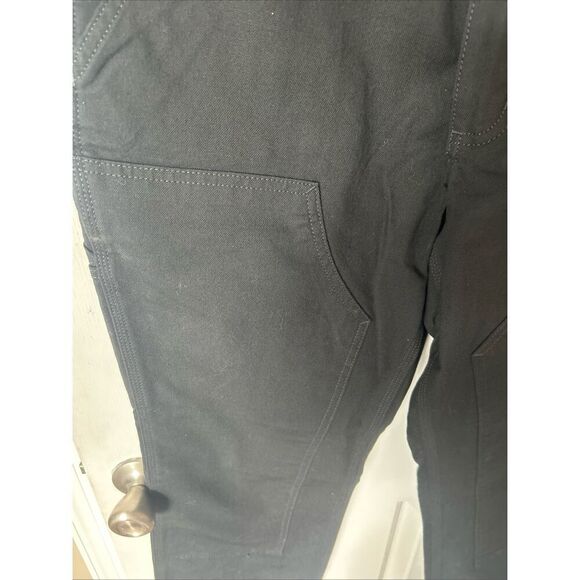 Carhartt 21' Double Knee Denim Pants Black Relaxed Fit Size 31x30 nwt - Picture 2 of 6